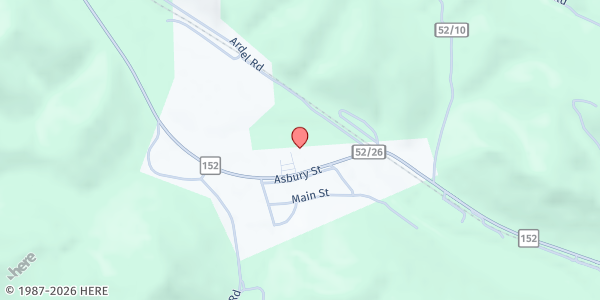 Map showing Christ The Savior Food Pantry at 6378 Route 152, Wayne, WV