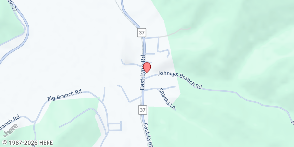 Map showing Human Services Department at 26452 E Lynn Rd, Wayne, WV