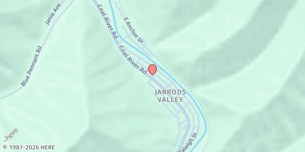 Map showing DIVINE DIRECTION at 38835 COAL RIVER RD, WHITESVILLE, WV