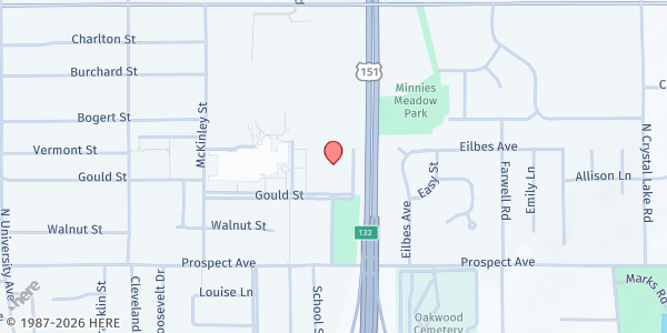 Map showing Beaver Dam Mobile Pantry at 700 Gould St, Beaver Dam, WI