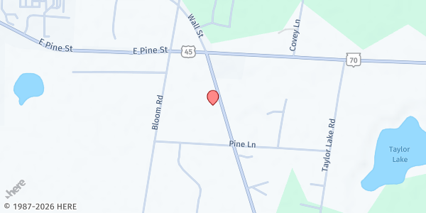 Map showing Sunshine Free Will Store at 1191 US-45, Eagle River, WI