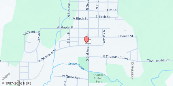 Map showing Circle of Joy- Edgar at 224 S. 3rd Ave., Edgar, WI