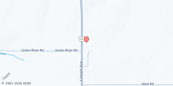 Map showing Living Faith Church of Fennimore at 13668 US-61, Fennimore, WI