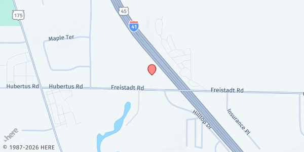 Map showing Faith Journey Church at N120W21580 Freistadt Rd, Germantown, WI