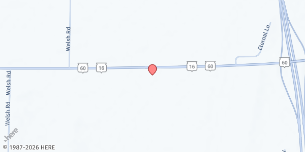 Map showing The Gathering Source at W7115 State Road 60-16, Juneau, WI