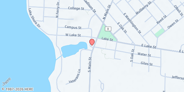Map showing Sunrise Reach at 121 S. Main Street, Lake Mills, WI