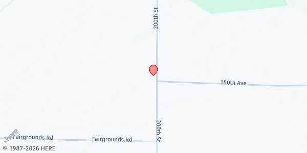 Map showing Family Pathways - St. Croix Falls Food Pantry at 2000 US Hwy. 8, Lamar, WI