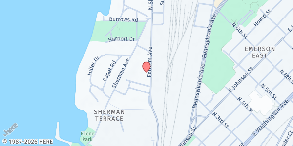 Map showing DAIS: Domestic Abuse Intervention Services at 2102 Fordem Ave., Madison, WI