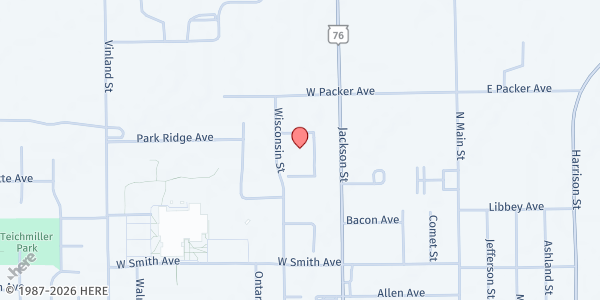 Map showing Oshkosh Area Community Pantry at 2551 Jackson St, Oshkosh, WI