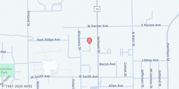 Map showing Oshkosh Area Community Pantry - Food Distribution Center at 2551 Jackson St, Oshkosh, WI