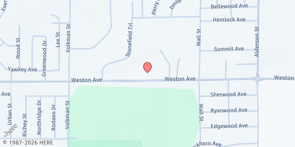 Map showing Covenant Community Presbyterian Church - Food Pantry at 1806 Weston Ave., Schofield, WI