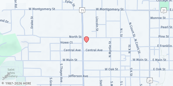 Map showing Couleecap – Sparta at 217 N Black River St, Sparta, WI