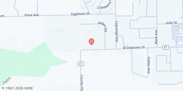 Map showing Neighbor for Neighbor Pantry – Tomah at 1118 W Veterans St, Tomah, WI