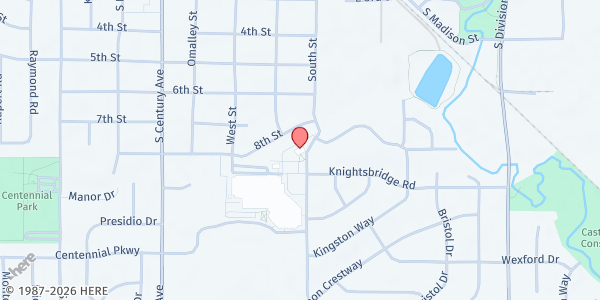 Map showing Waunakee Food Pantry at 710 South St, Waunakee, WI