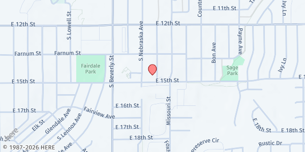Map showing Here To Help Foundation of Wyoming - Casper at 1466 S Pennsylvania Ave, Casper, WY