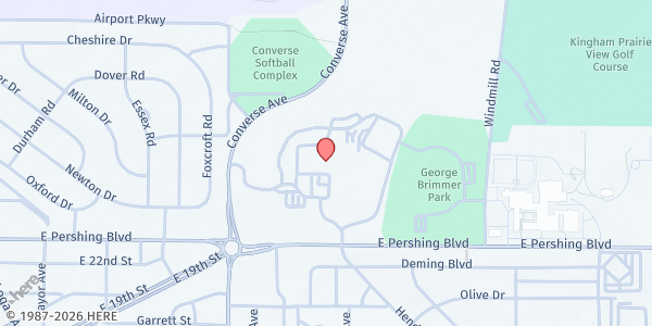 Map showing Cheyenne Veterans Affairs Medical Center at 2360 E Pershing Blvd., Cheyenne, WY