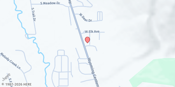 Map showing Hole Food Rescue at 650 W. Elk Ave, Jackson, WY