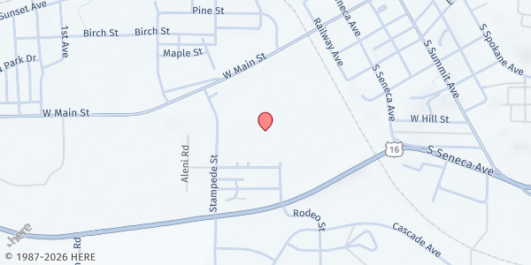 Map showing Newcastle Totes of Hope - Carter Street at 114 Carter Street, Newcastle, WY