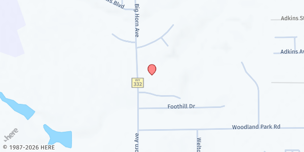 Map showing Celebrate Recovery - Sheridan at 4351 Big Horn Ave, Sheridan, WY